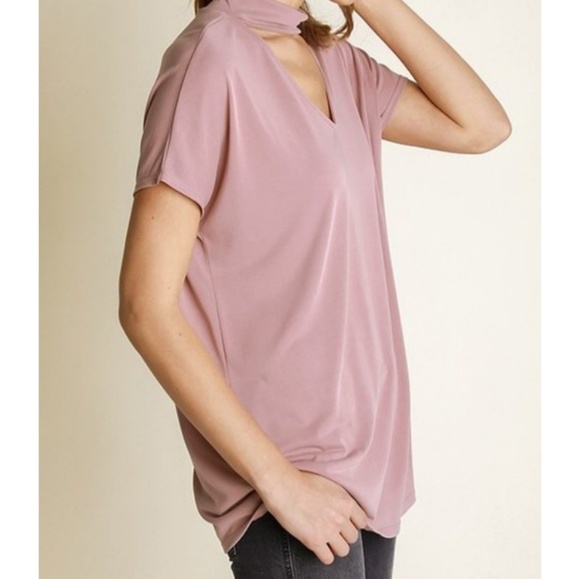 FINAL SALE 🆕🌿MAUVE BOHO TOP🌿 - Picture 2 of 4